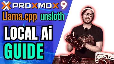 Local Ai Server Setup Guides Proxmox 9 - Llama.cpp in LXC w⧸ GPU Passthrough смотреть онлайн