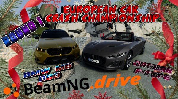 FINAL ROUND 1/ JAGUAR F-TYPE VS BMW M5G90 /EUROPEAN CAR CRASH CHAMPIONSHIP BEAMNG DRIVE/