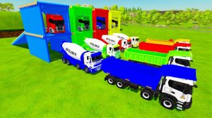 КАТАЕМСЯ ПО КРУТЫМ ТРАССАМ НА ФЕРМЕ - МУЛЬТИКИ ПРО РАЗНОЦВЕТНЫЕ ГРУЗОВИКИ И МАШИНКИ ДЛЯ ДЕТЕЙ 🚜 #5