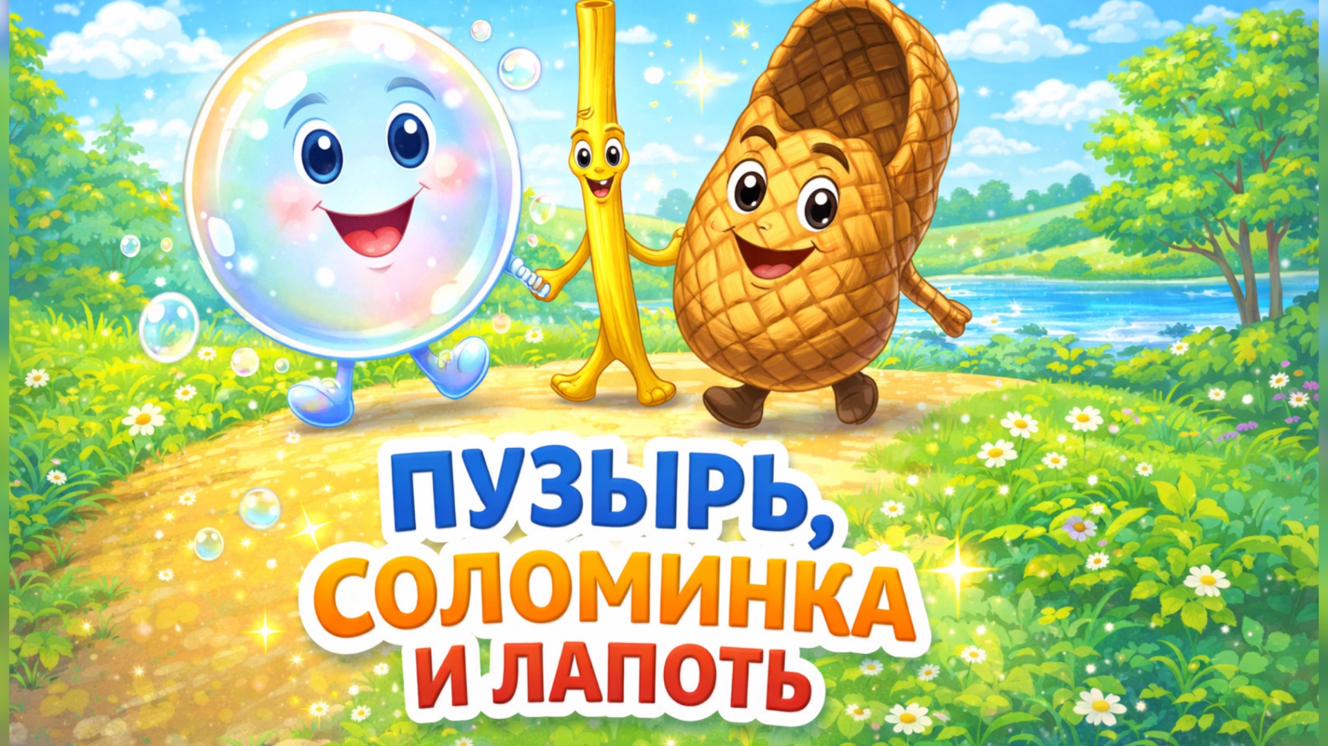 Пузырь, Соломинка и Лапоть | Русская народная сказка смотреть онлайн