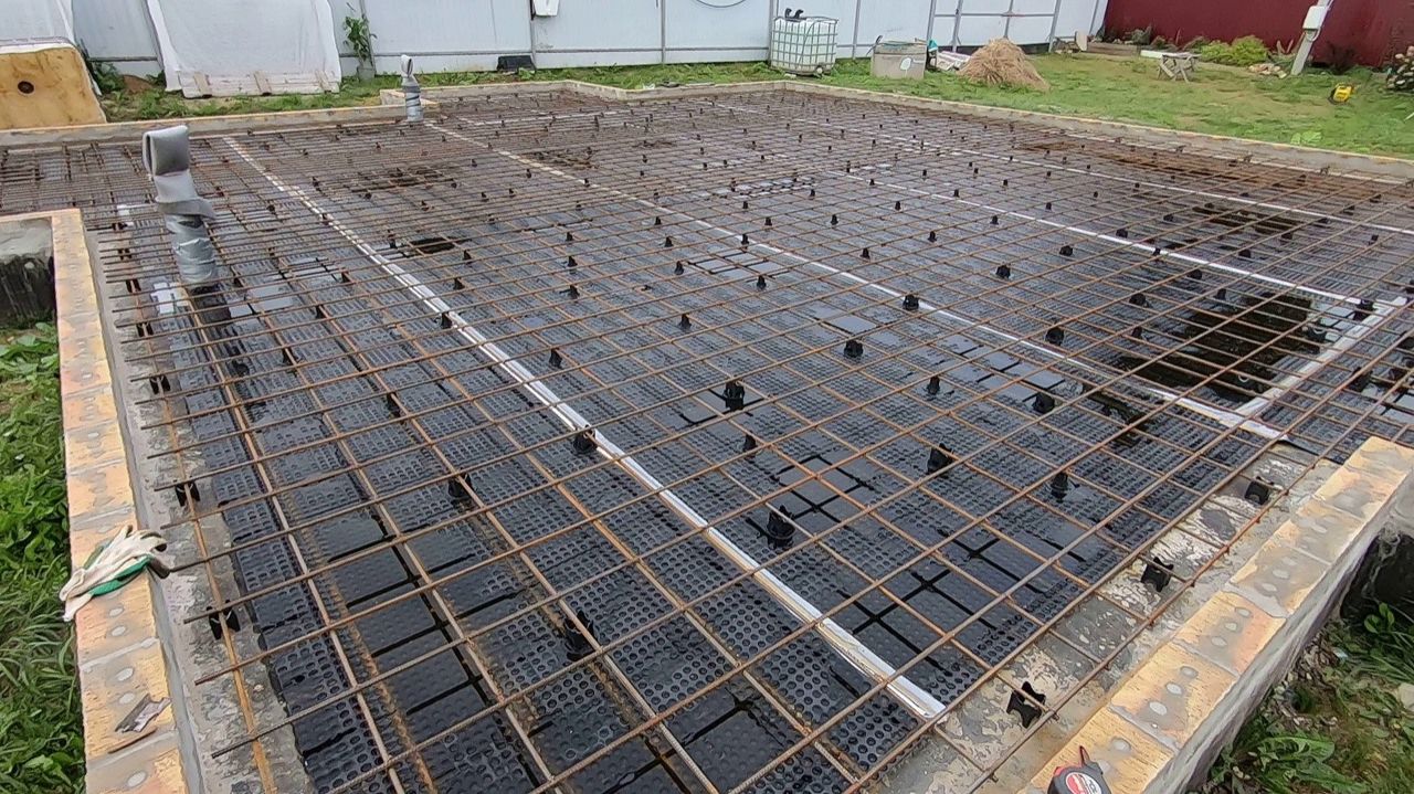 Гидроизоляция плантером / Армирование и Анкеровка смотреть онлайн