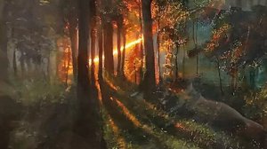 В танце призрачных лучей.