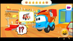 грузовичок Лева собирает пожарную машинку☺️#игры #малыш #Лева #грузовичок