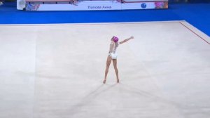 Анна Попова. Мяч. Всероссийская спартакиада 2022