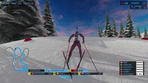 NGL Biathlon 2026. Gameplay 1. Первая гонка. Безнадежно последний.