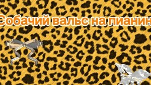 Собачий вальс на пианино