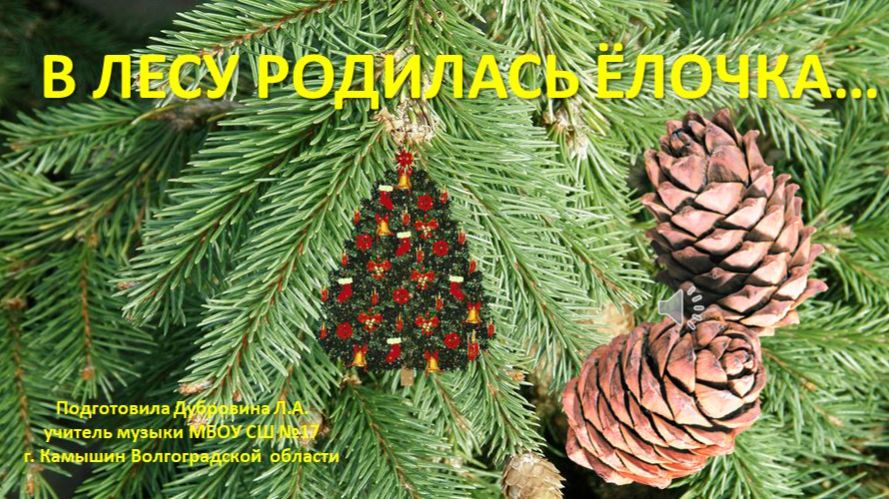 В ЛЕСУ РОДИЛАСЬ ЕЛОЧКА смотреть онлайн