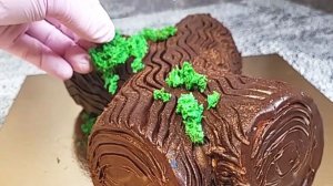 🟢 Зеленый БИСКВИТНЫЙ «МОХ» за 10 минут!🍃 СПОНЖ-БИСКВИТ для украшения тортов, пирожных и десертов💥