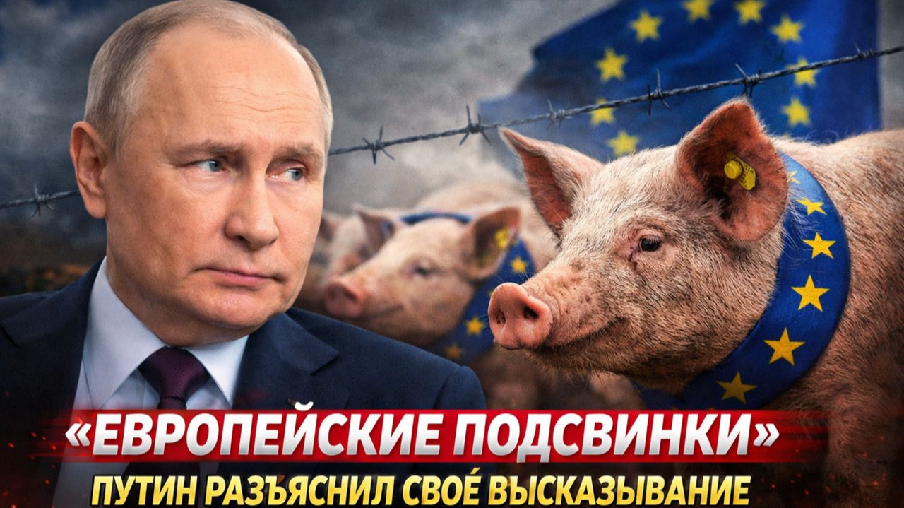 «Европейские подсвинки»: Путин разъяснил своё резонансное высказывание смотреть онлайн