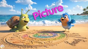 Улитка - художница!