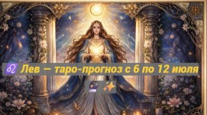 ♌ Лев — таро-прогноз с 6 по 12 июля 🔮✨