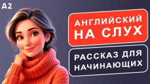 СЛУШАЕМ простой рассказ на Английском (A2):  Канун Рождества | Английский на слух 🎧