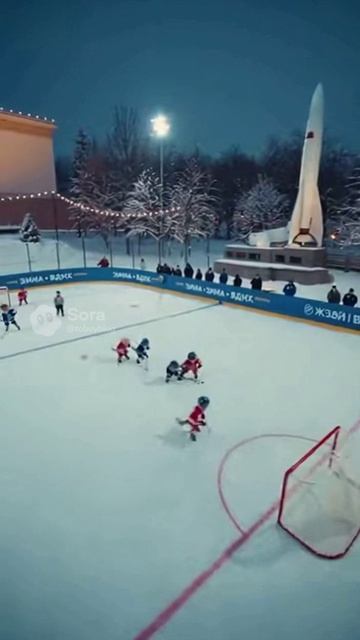 Коты в Хоккее: Матч на Льду! 🐱🏒❄️
