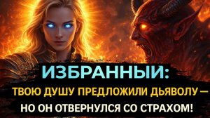 ✨ ИЗБРАННЫЙ: ТВОЮ ДУШУ ПРЕДЛОЖИЛИ ДЬЯВОЛУ — НО ОН ОТВЕРНУЛСЯ, СО СТРАХОМ!💖