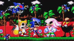 фнф анимация шин соник против наклза