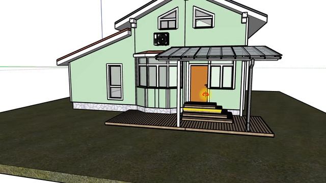 Навес который построили не мы.