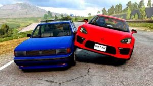Аварии с высокоскоростным движением автомобилей - Crash BeamNG/Drive