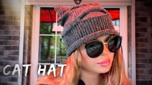 ХИТ!  САМАЯ ШИКАРНАЯ ШАПКА-КОШКА! BEAUTIFUL CAT HAT!