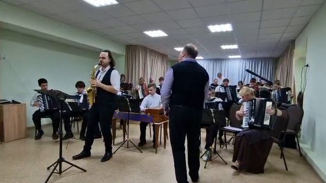 Образцовый коллектив Рязанской области оркестр баянов 