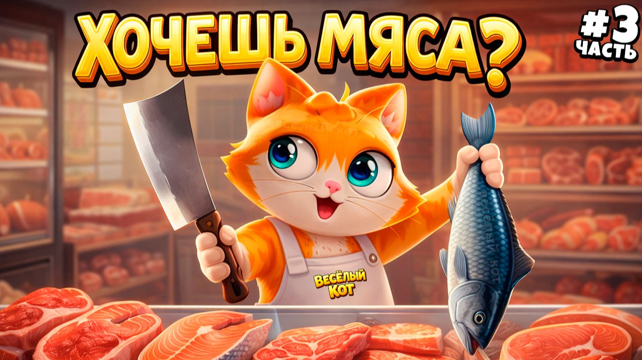 Я КОТ И У МЕНЯ МНОГО МЯСА 😳🥩 | VR I Am Cat | Весёлый Кот смотреть онлайн