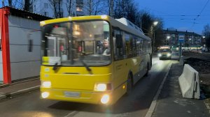 Автобус ЛиАЗ-5293.70 №925 по маршруту №44 в Ярославе, ноябрь 2025 года