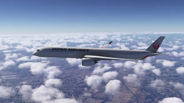 Japan Airlines A350 Tokyo To Dallas Fort Worth Full Flight MSFS 2024