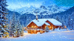 ЧАРУЮЩАЯ ЗИМНЯЯ УСПОКАИВАЮЩАЯ МУЗЫКА ДЛЯ СНА 🎵 РАССЛАБЛЯЮЩАЯ МУЗЫКА ДЛЯ ДУШИ НА ГОРНОЛЫЖНОМ КУРОРТЕ