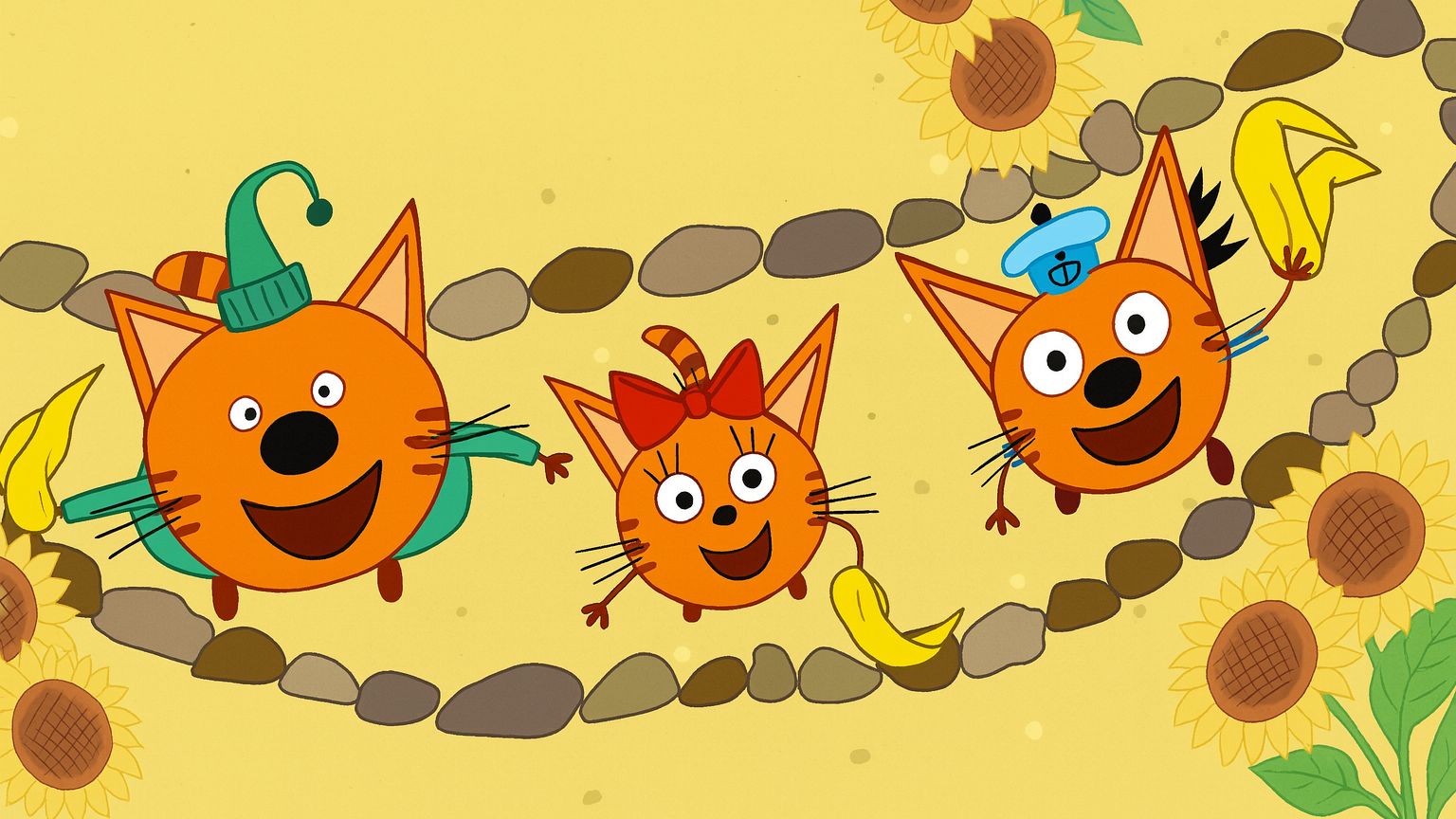 Три Кота — Мультфильм для Детей | На Пикник с Котятами | Три Кота Мультик Смотреть |Развивающая Игра смотреть онлайн