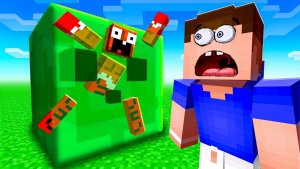 🤢 Как Мы ПОПАЛИ в СЛИЗНЕВЫЙ МИР и ВЫЖИЛИ!😱 МАЙНКРАФТ