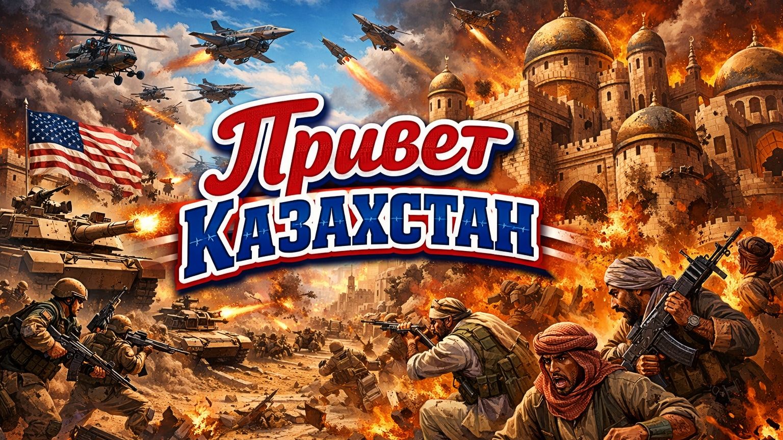 ПРИВЕТ и ПОКА КАЗАХСТАН (США) 🇰🇿 C&C #Generals 0️⃣3️⃣ смотреть онлайн