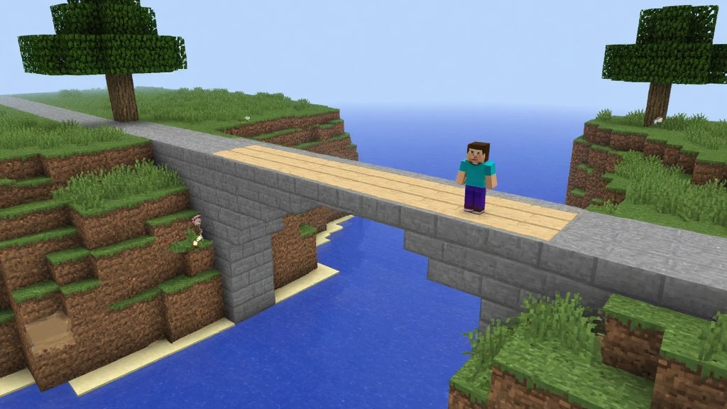 Эпичное строительство без шифта!!!Строю мост мечты) смотреть онлайн