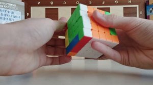 Сборка кубика 5 на 5! Последние 2 ребра. Ситуация  переворот двух центров.