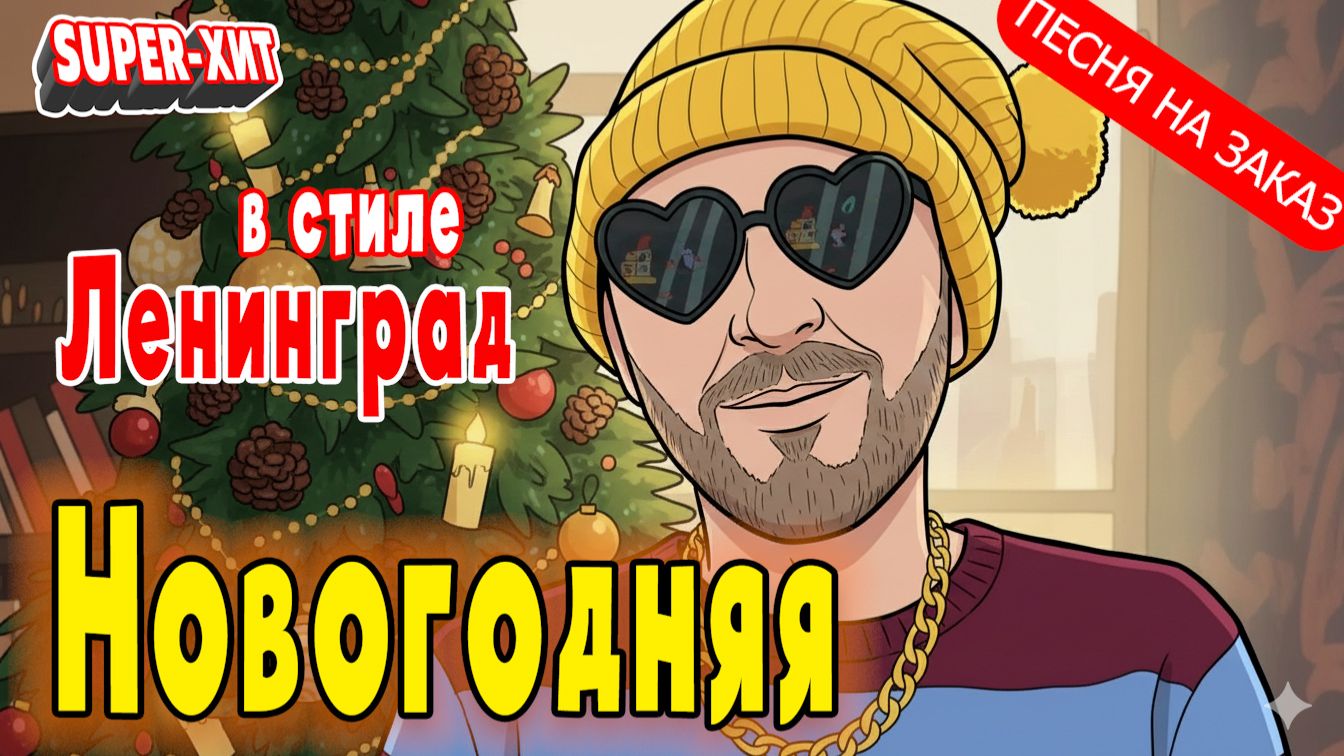 Новогодняя - в стиле гр Ленинград (Песня на заказ - Музыкальный Апельсин) смотреть онлайн