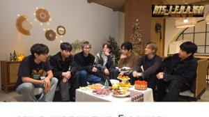 Полное видео. BTS поздравляют с Наступающим Новым Годом в прямом эфире 21.12.2025
