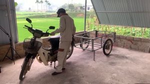 Делаем сами тележку для мотоцикла или мопеда