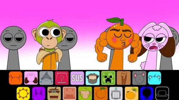 СУПЕРСЕМЕЙКА Sprunki Новый мод Итальянский брейнрот #спрунки #sprunkiincredibox #анимация