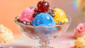 ASMR Making a Glass Ice Cream Sundae — So Satisfying to Watch 🍨✨