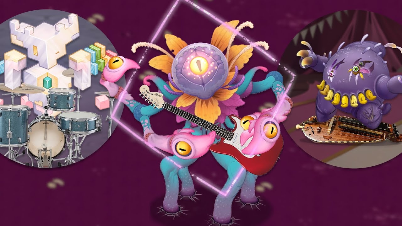 Все Инструменты Монстров - Все Монстры 5.2 (My Singing Monsters, Мои Поющие Монстры, Msm, Мсм)