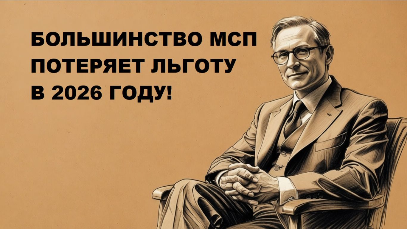 Льготы для МСП в 2026 году: проверьте, не попадает ли ваш малый бизнес под отмену льгот смотреть онлайн