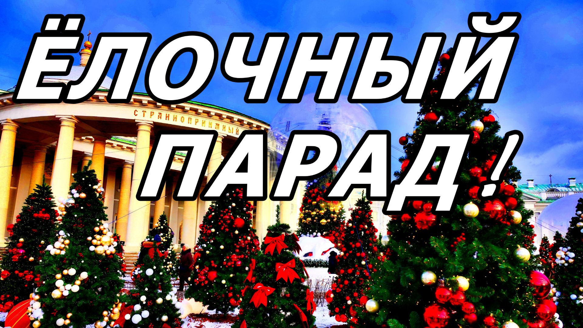🎄ЁЛКИ-ПАЛКИ, СКОЛЬКО ИХ В МОСКВЕ?! смотреть онлайн