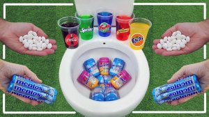 Мультики для детей. Эксперименты со Скибиди Туалетом. Смываем Ментос и сладкие газировоки