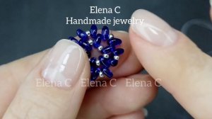 Серьги из бисера 🦋