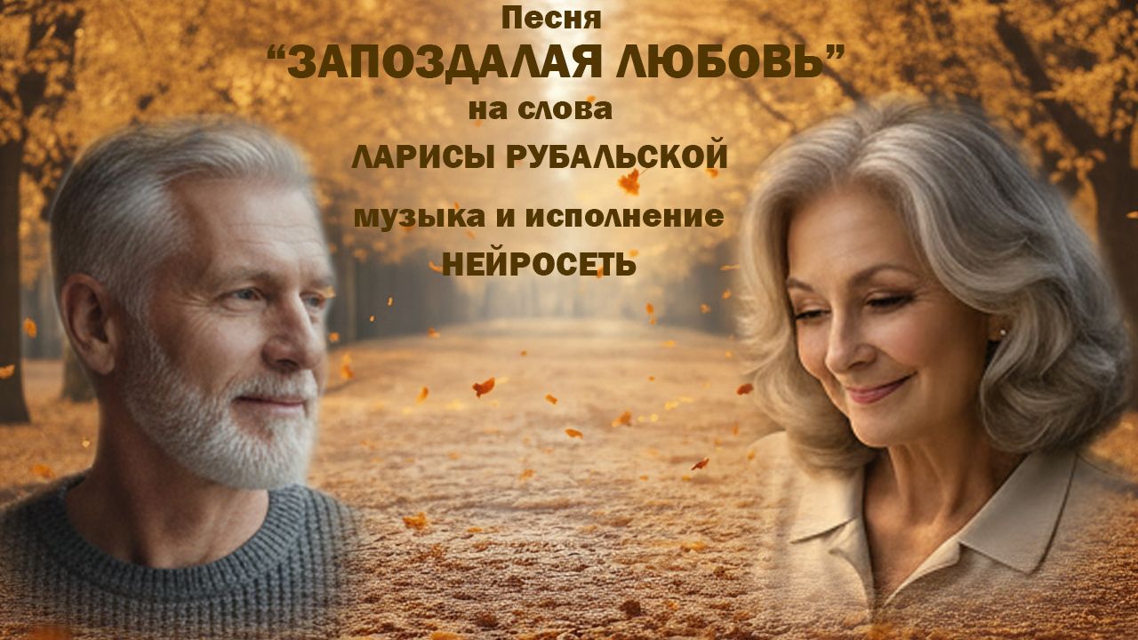 ПЕСНЯ-Запоздалая любовь