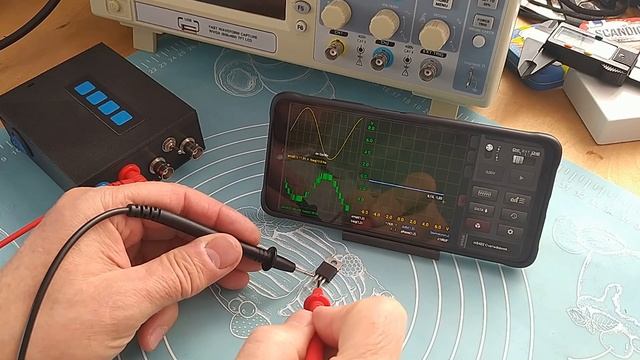 Осциллограф HS402 + Тестер компонентов