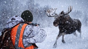 ОХОТА НА ЛОСЯ. ЗВЕРЬ ПРЯМО НА МЕНЯ ВЫШЕЛ! ДОБЫЛ МЯСА НА ГОД!