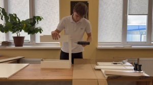 1 часть сборка кухонного модуля бутылочница Фабрика Моё Кредо