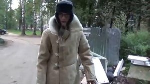 Грифер бомж сошёл с ума и пытался убить меня осколком бутылки! Бой с грифером в реальной жизни!