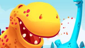 мультик Динозавры Атака Троглодитов #1. DINO BASH веселые видео игры про динозавров. Dinosaurs.