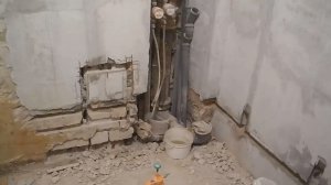 Своими руками прячем трубы в стены, в ванной комнате ч.2