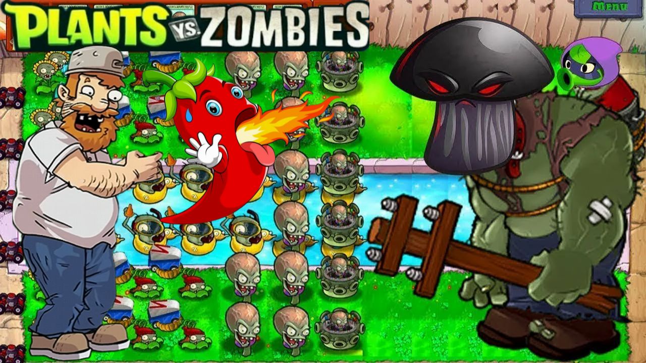Зомби против растений! Plants vs Zombies PvZ Grafted Mod Растения против Зомби ПвЗ Мод смотреть онлайн